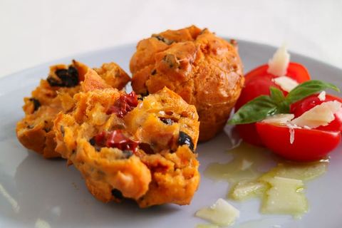 Tomaten-Oliven Muffins